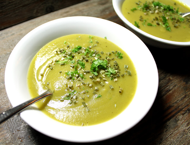 Oppskrift Purresuppe Potetsuppe Grønnsaksuppe